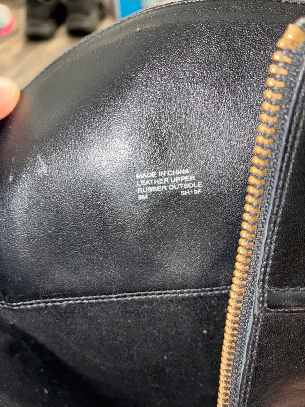 Michael Kors Black Leather MK-Emblem Knee-High Riding Boots